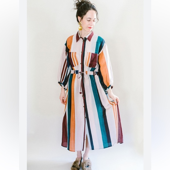 APIECE APART Kimono Shirt Dress size 0 - Picture 2 of 14